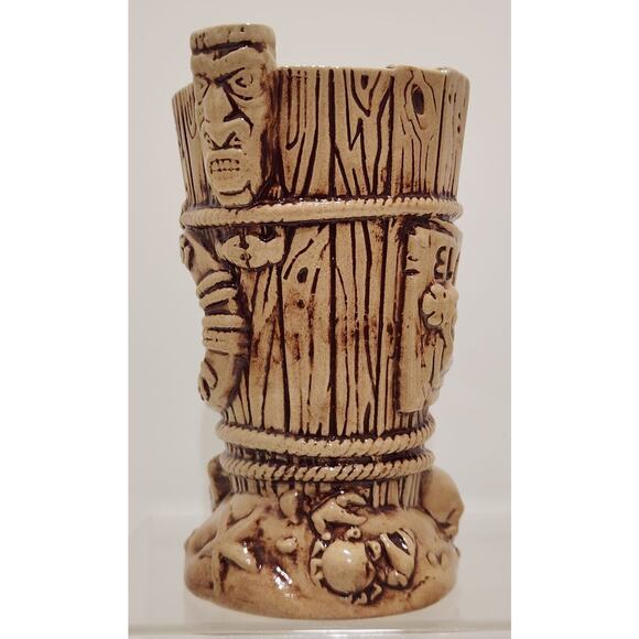 New Rare EL CARIBE Bar Pasadena Tiki Mug Mermaid Sea Crab Skull By TIKI FARM - Picture 4 of 16